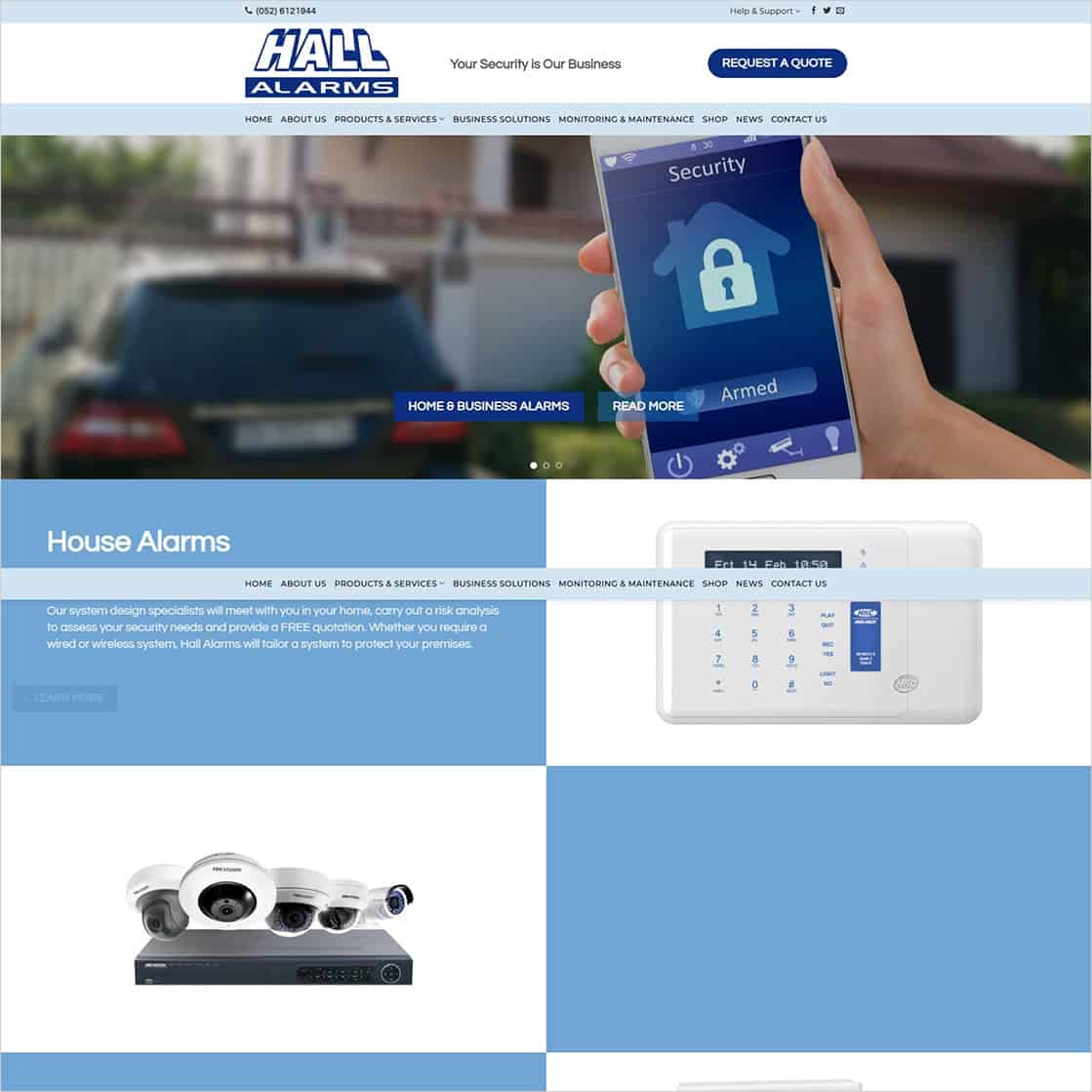 hall alarms